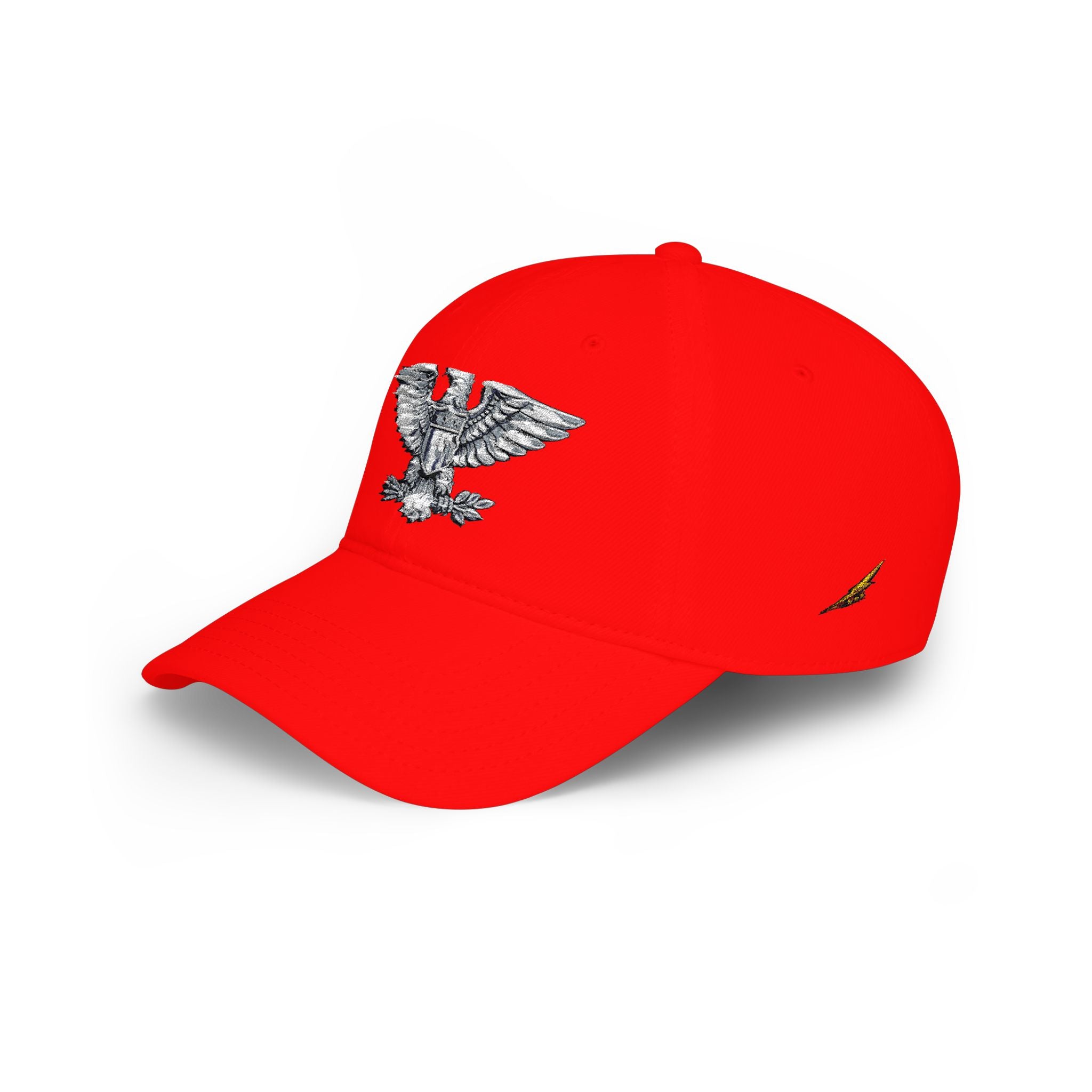 Low Profile Baseball Cap — Large Embroidered Colonel Eagle (Vintage, Multiple Colors)