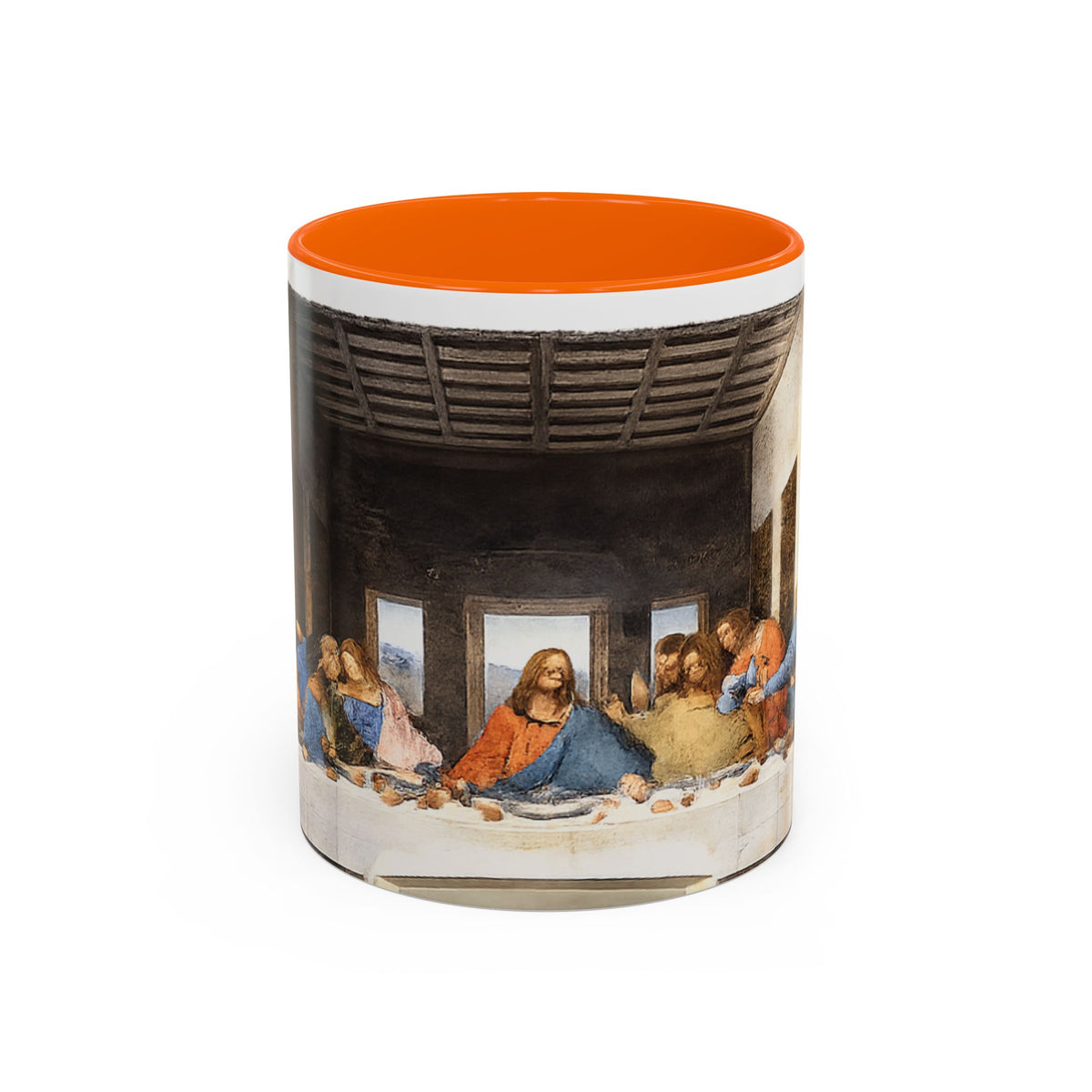 Last Supper Accent Coffee Mug — Religious Art Ceramic Coffee Cup (11/15oz)