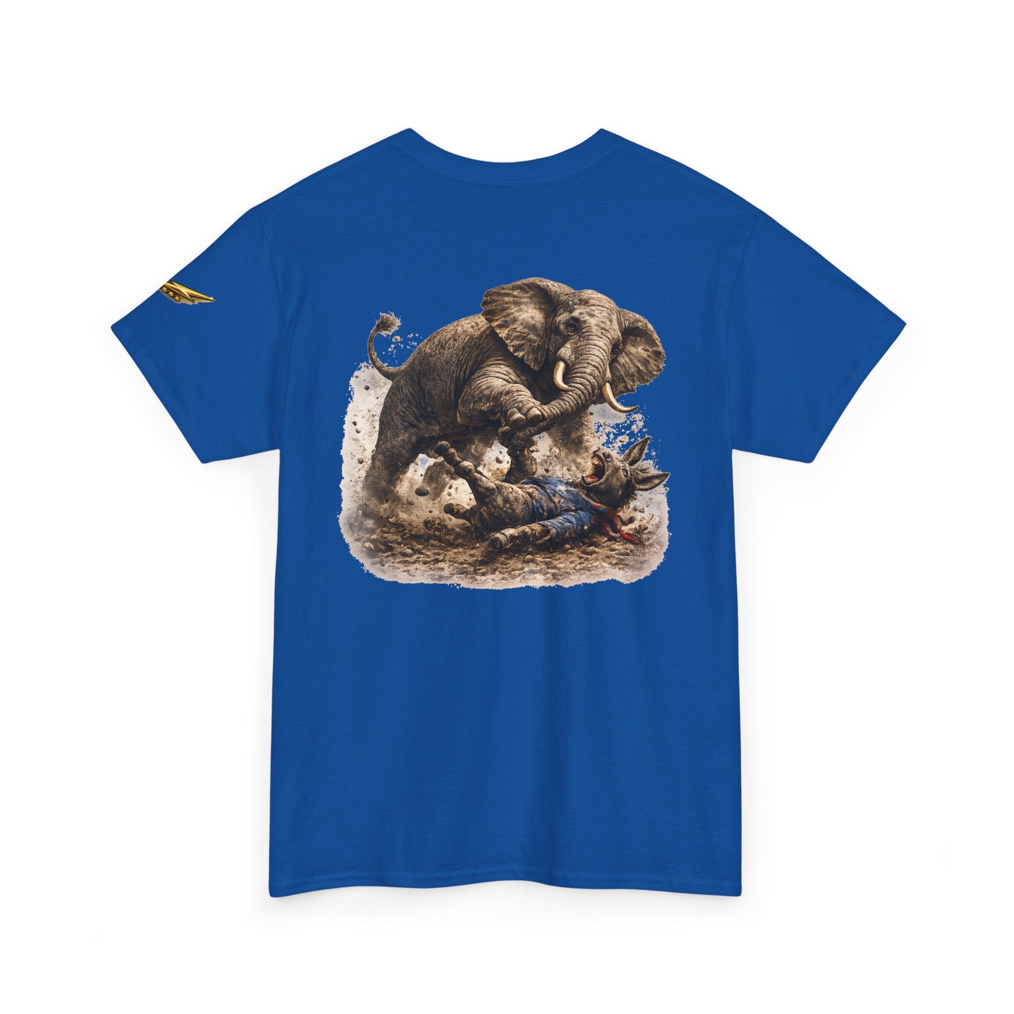 Elephant Playback Tee — Vintage Baby Elephant Illustration T-Shirt