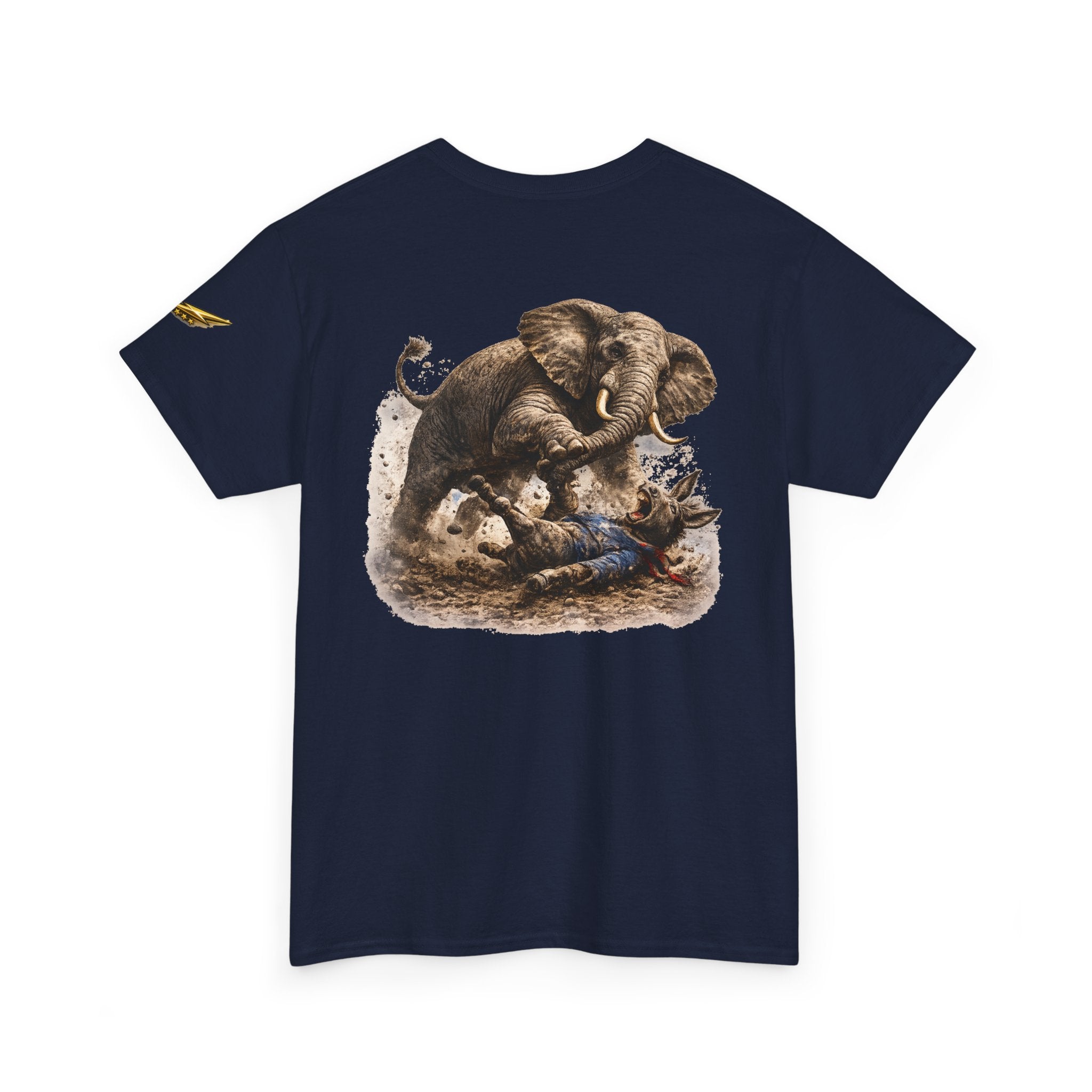 Elephant Playback Tee — Vintage Baby Elephant Illustration T-Shirt