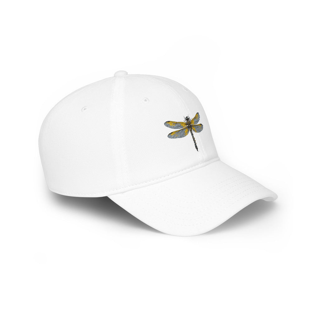 Dragonfly Embroidered Baseball Cap — Colorful Nature Hat
