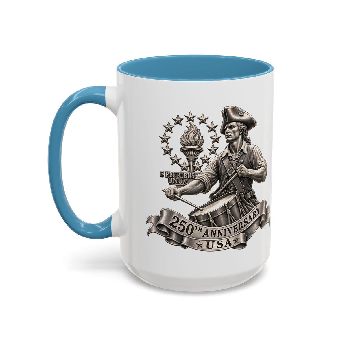 250th Anniversary USA Drum-Major Accent Coffee Mug