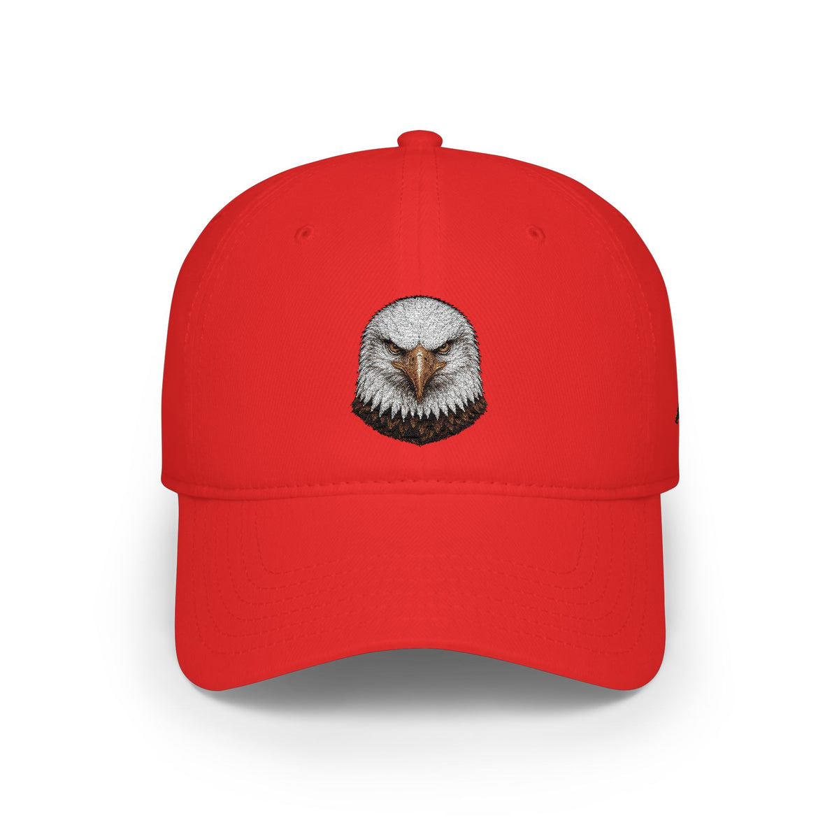 Eagle Head Embroidered Low-Profile Baseball Cap