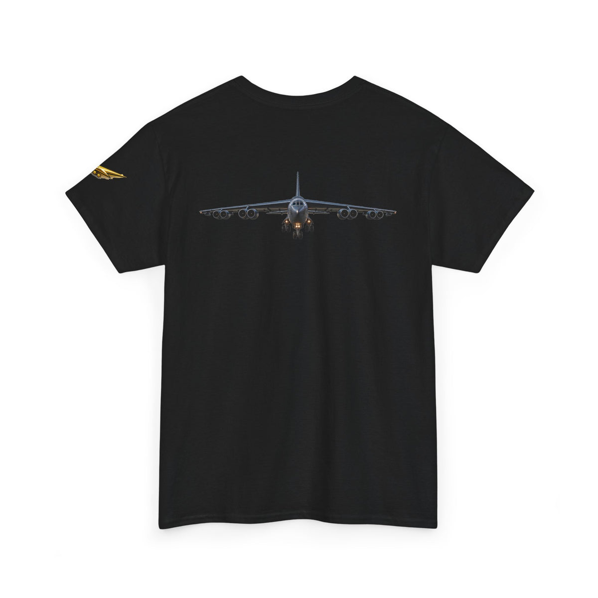 Bomber Jet Backprint T-Shirt — Military Aircraft Vintage Aviation Tee