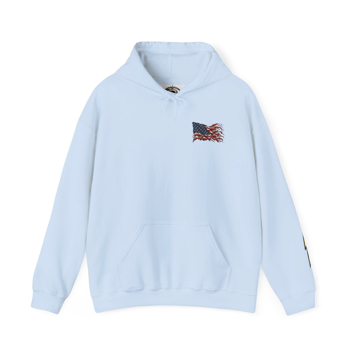 Copy of Dragon Graphic Hoodie — Monochrome Oriental Dragon Back Print, Sleeve Emblem