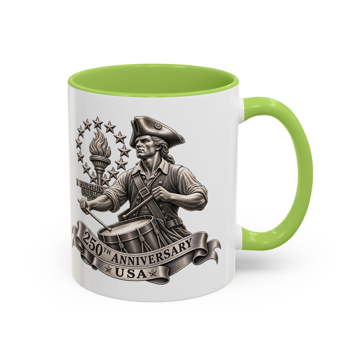 250th Anniversary USA Drum-Major Accent Coffee Mug