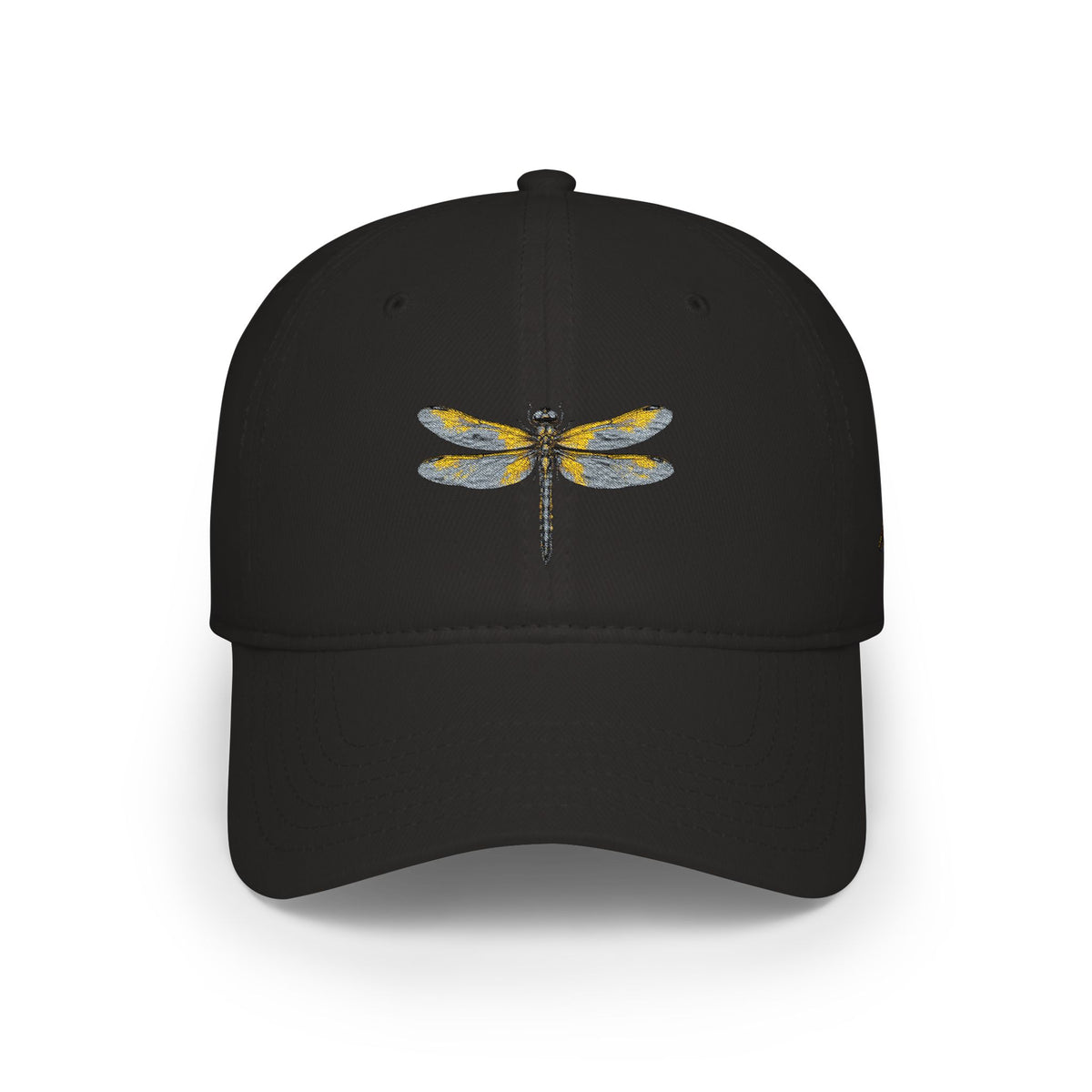 Dragonfly Embroidered Baseball Cap — Colorful Nature Hat
