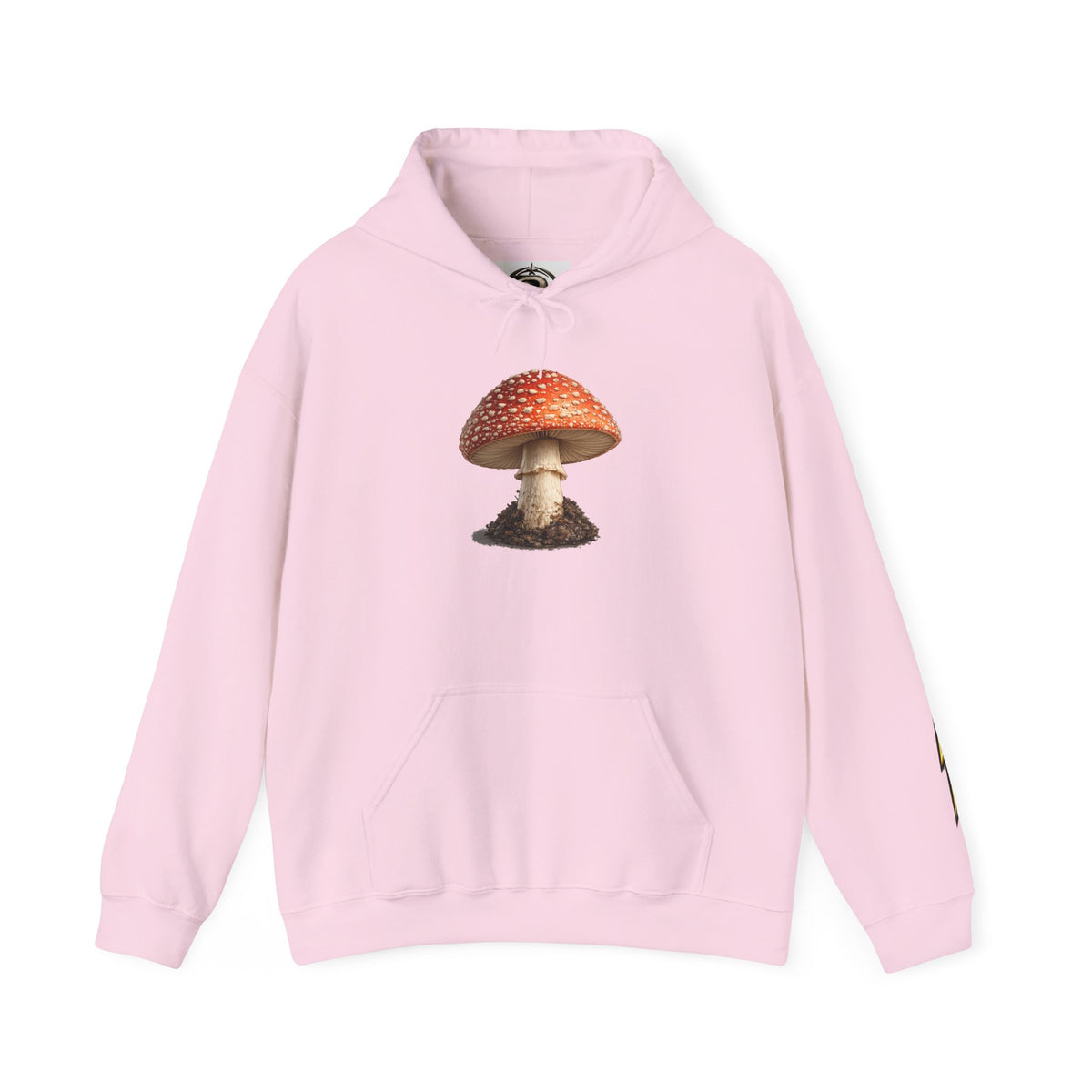 Mushroom Hoodie — Vintage Fly Agaric Fungi Graphic Pullover