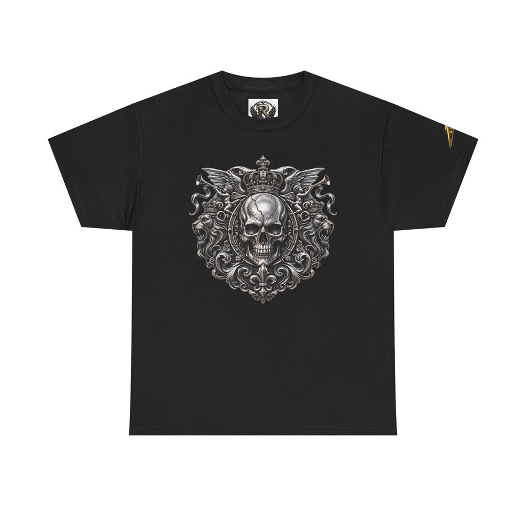 Skull Crest Tee – Gothic Crowned Skull Graphic T-Shirt