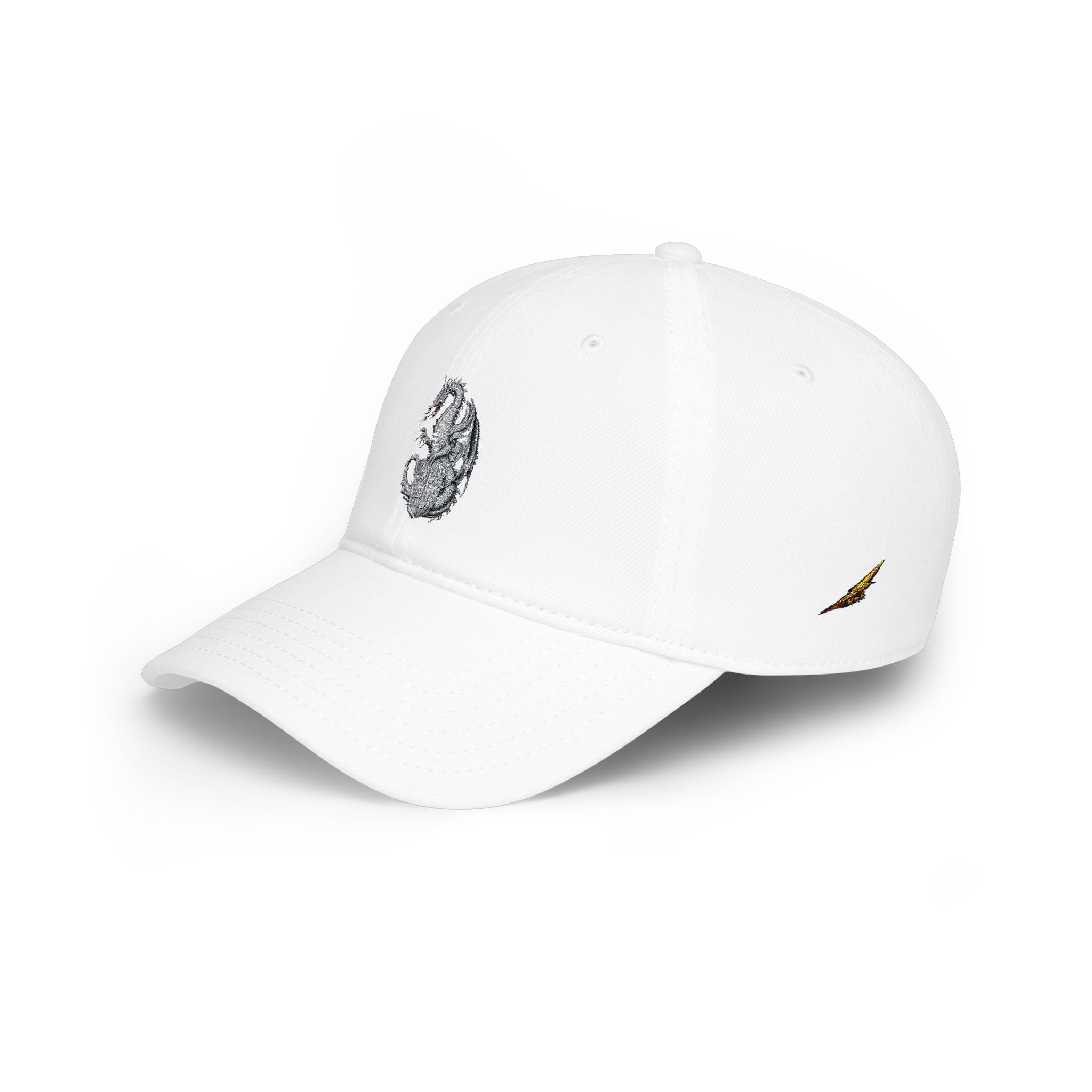 Dragon Embroidered Cap — Low Profile Baseball Hat