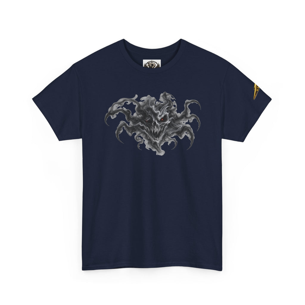 Horror Ink Creature T‑Shirt — Dark Octopus Chest Graphic Tee