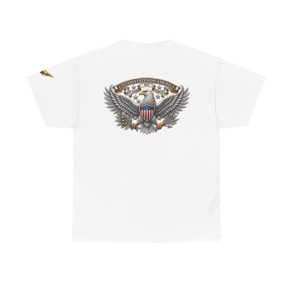 Patriotic Eagle Graphic Tee – American Shield Front & Back T‑Shirt