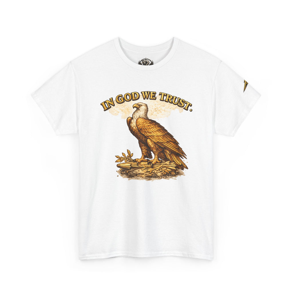 T-Shirt — "In God We Trust" Eagle & American Flag Patriotic Tee