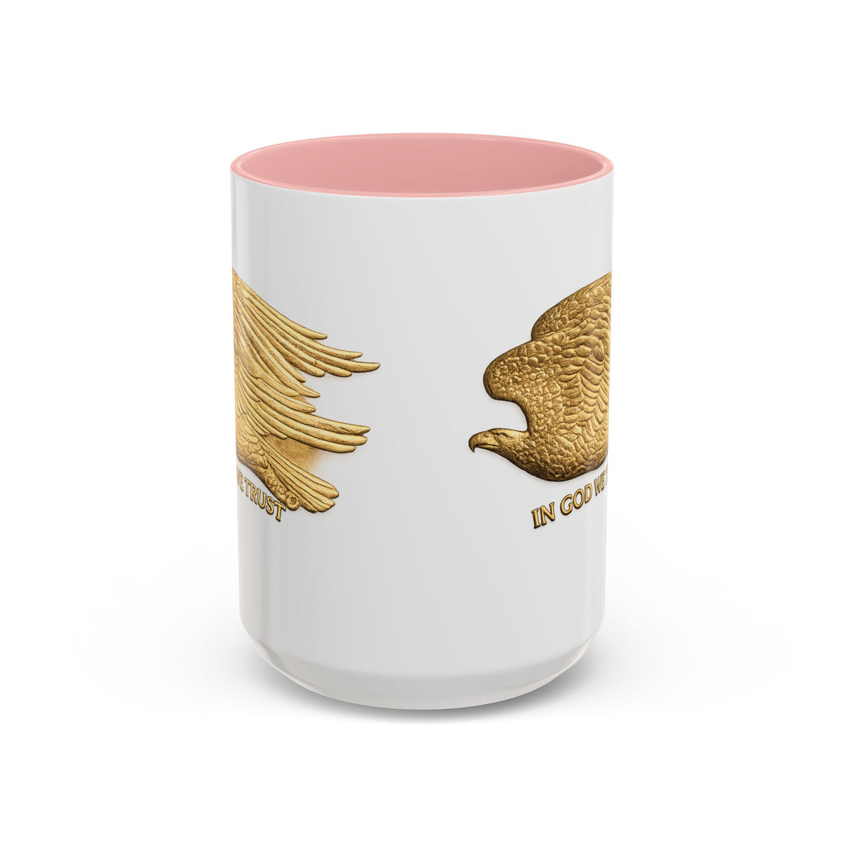 Gold Eagle "In God We Trust" Accent Coffee Mug