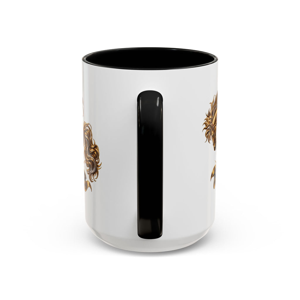 In God We Trust Golden Horse Accent Coffee Mug
