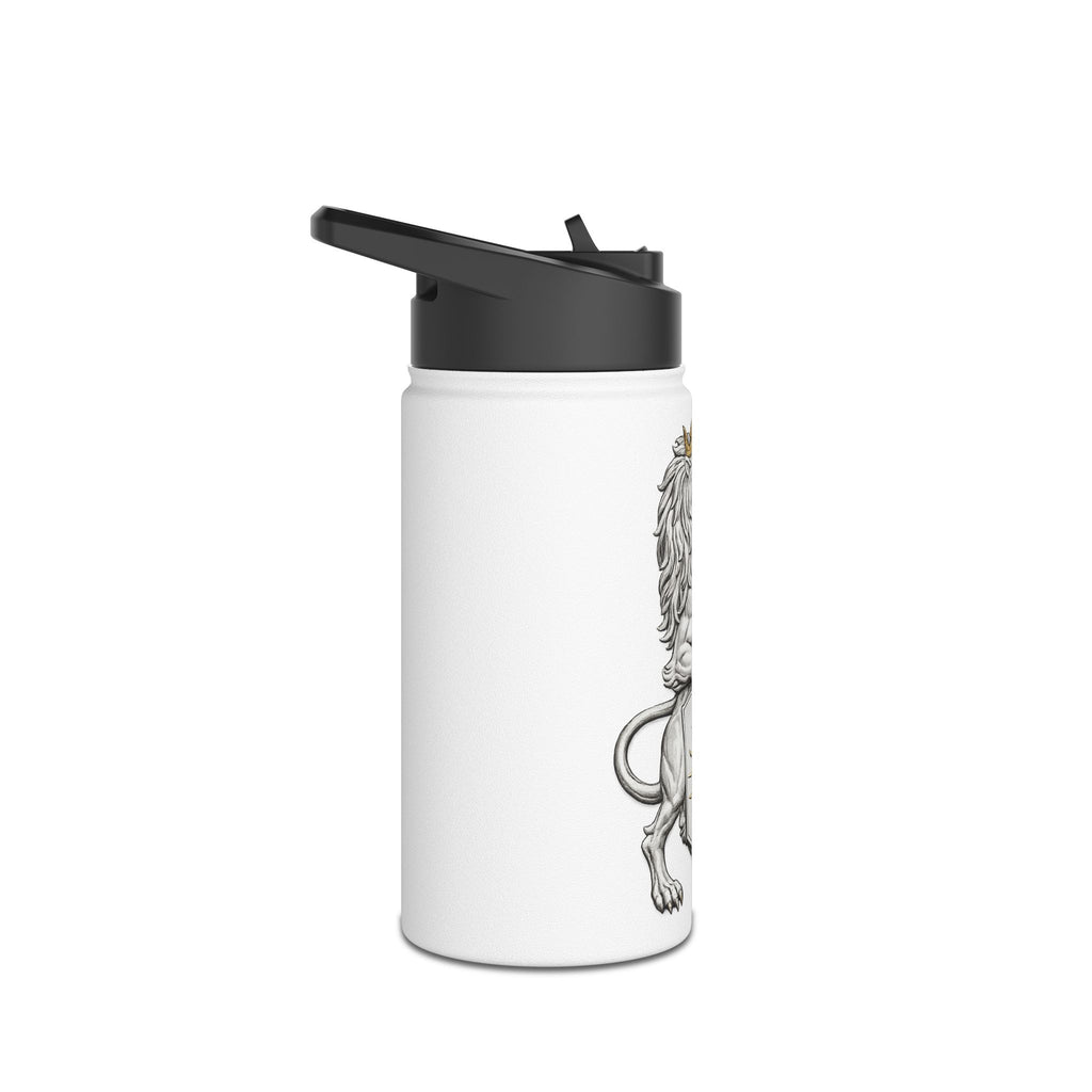 Regal Lion Crest Stainless Steel Water Bottle