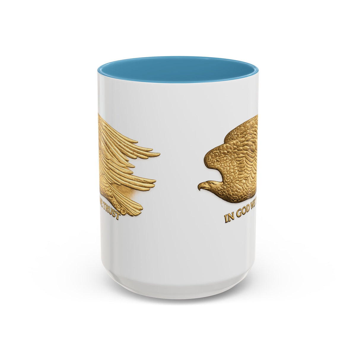 Gold Eagle "In God We Trust" Accent Coffee Mug