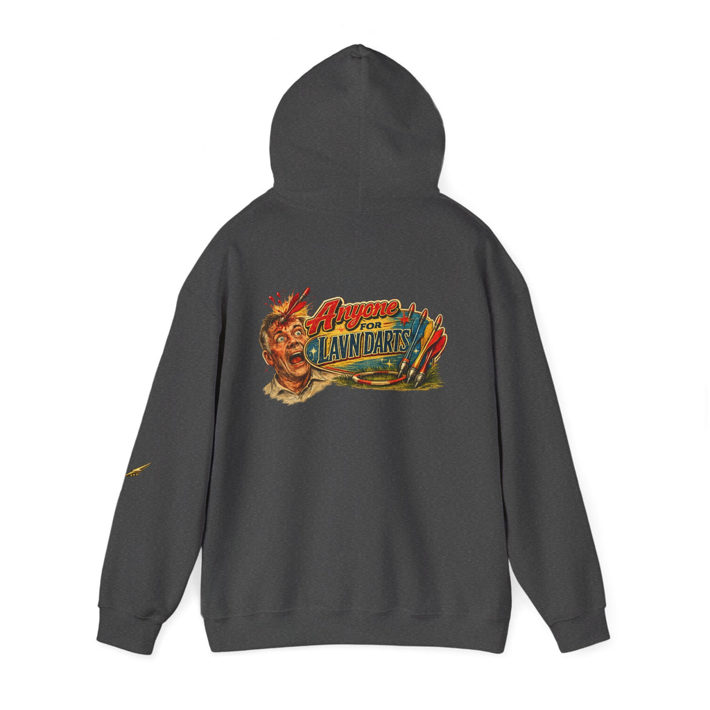Hoodie - Awesome Lawn Darts Vintage Graphic Hoodie