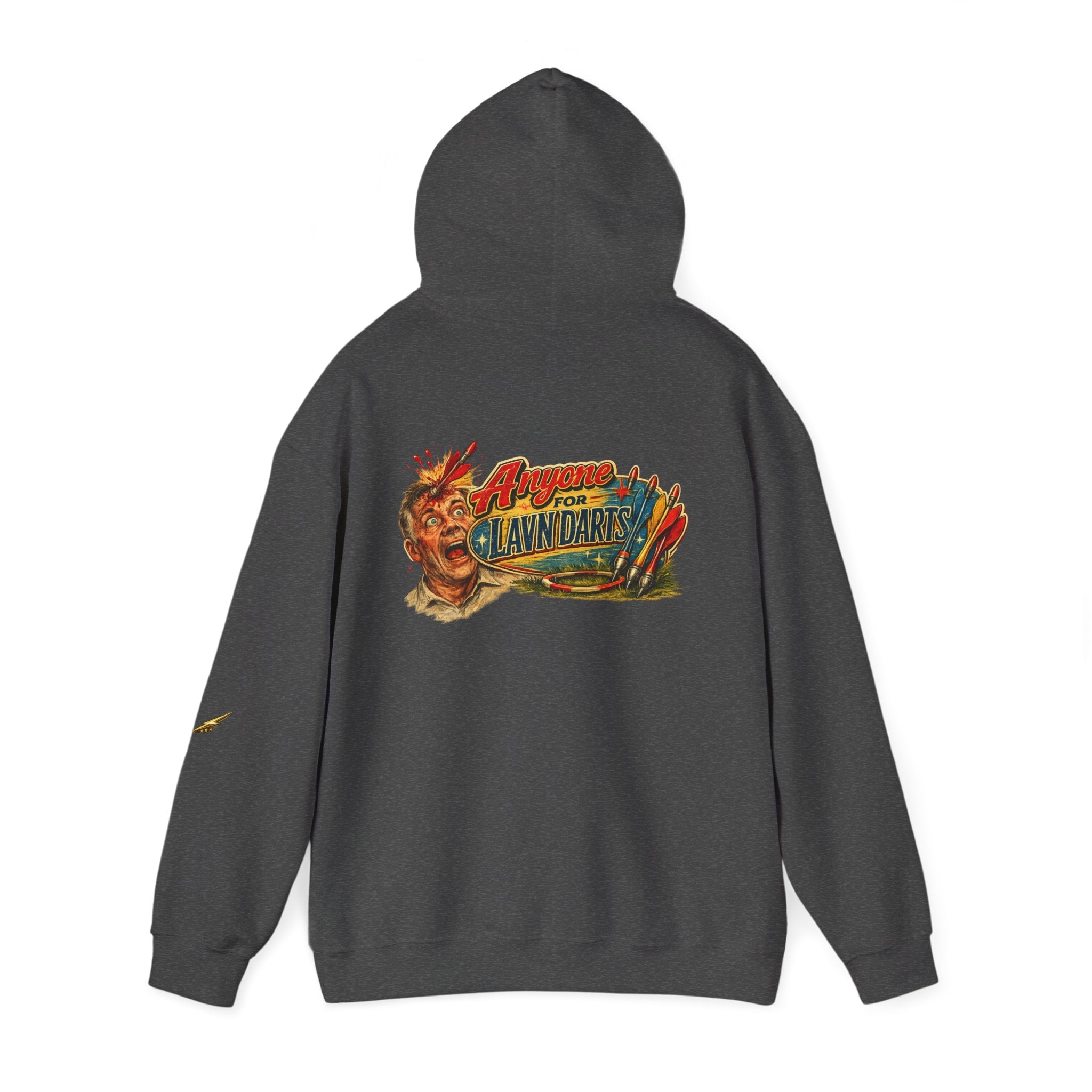 Hoodie - Awesome Lawn Darts Vintage Graphic Hoodie