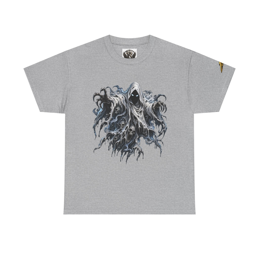 Ghostly Reaper Graphic Tee — Dark Grunge Horror T‑Shirt