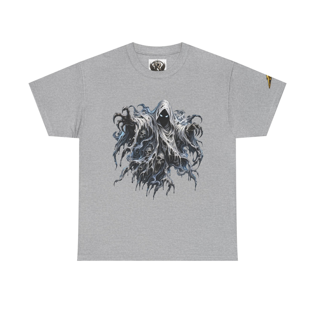 Ghostly Reaper Graphic Tee — Dark Grunge Horror T‑Shirt