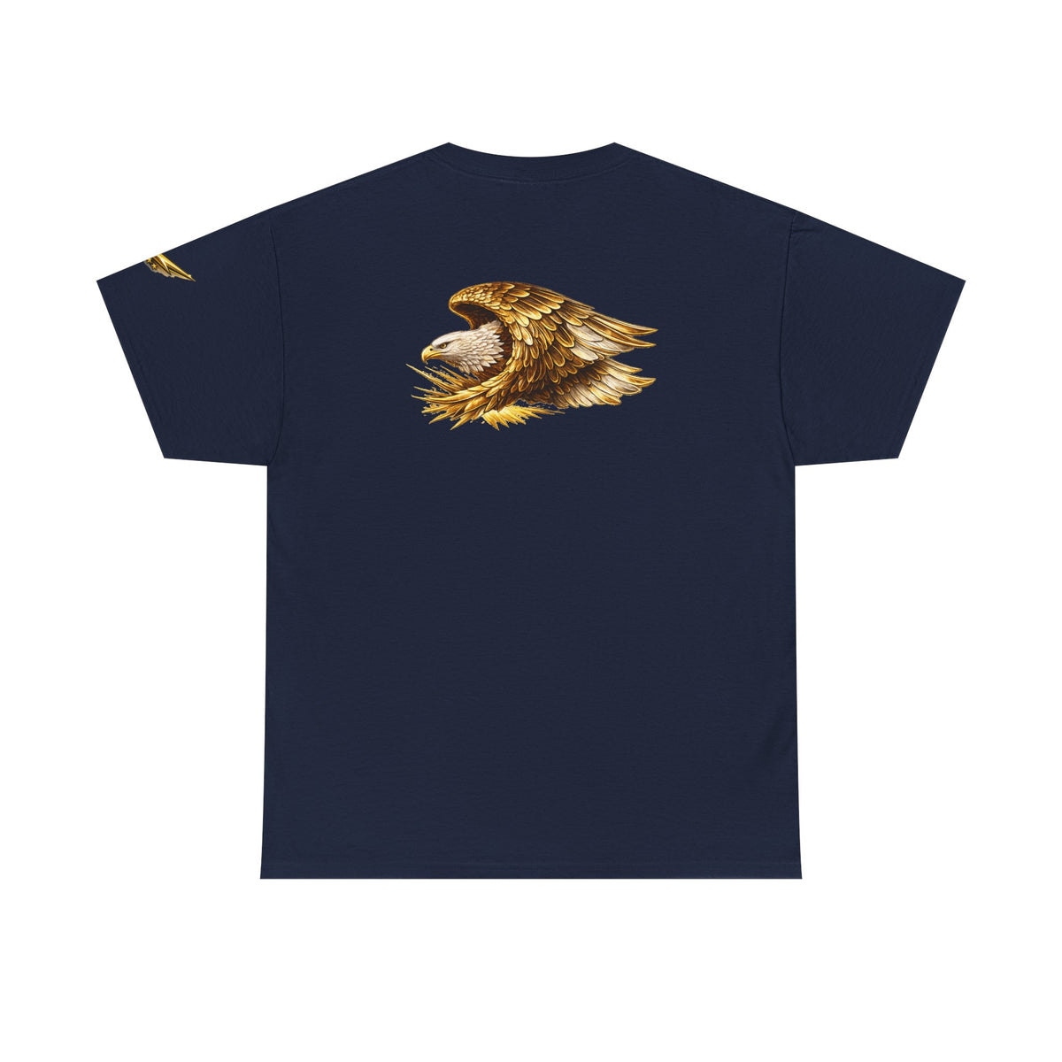 Eagle Illustration Tee — Vintage Golden Bald Eagle Graphic T-Shirt
