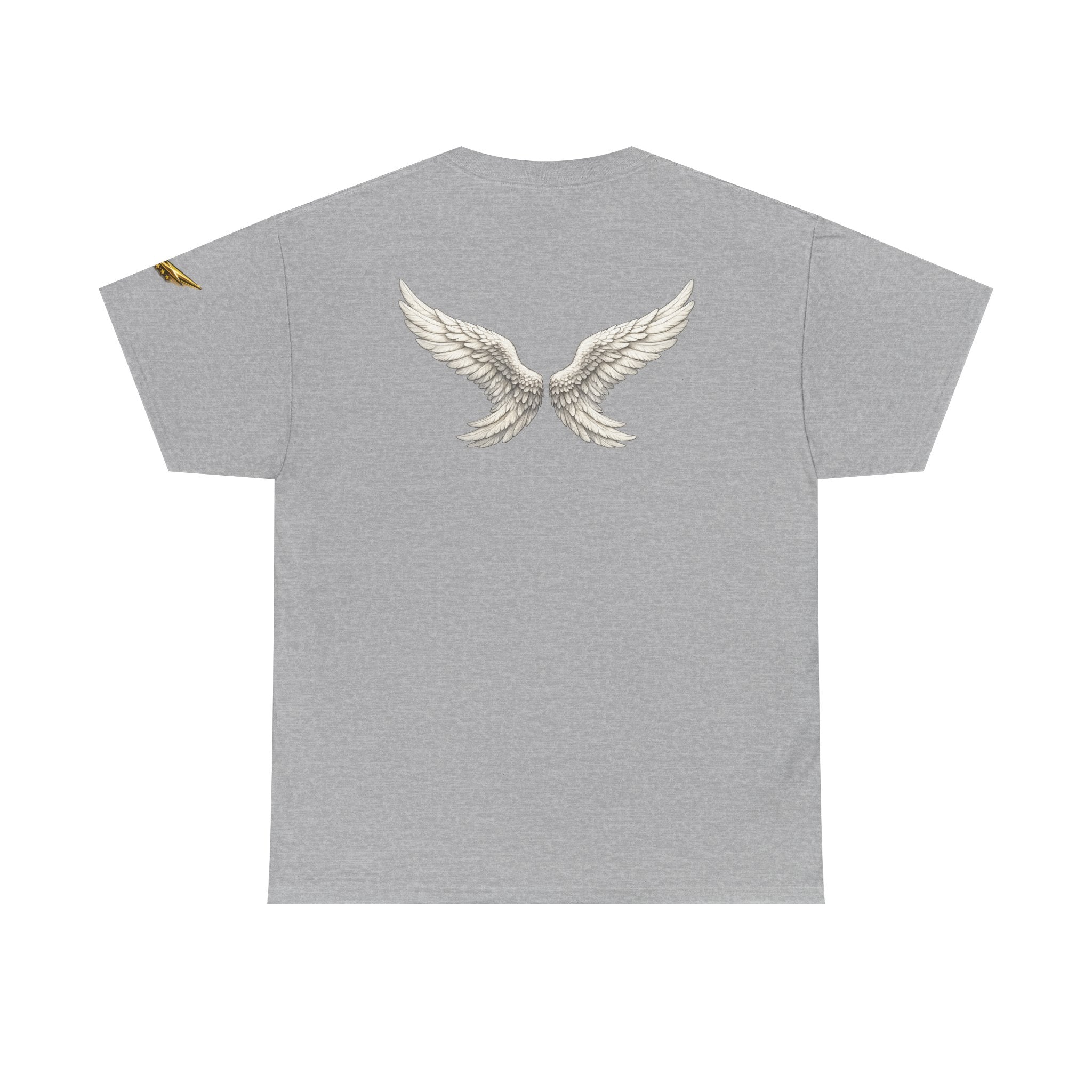 Angel Wings Graphic Tee — White Wing Back Print