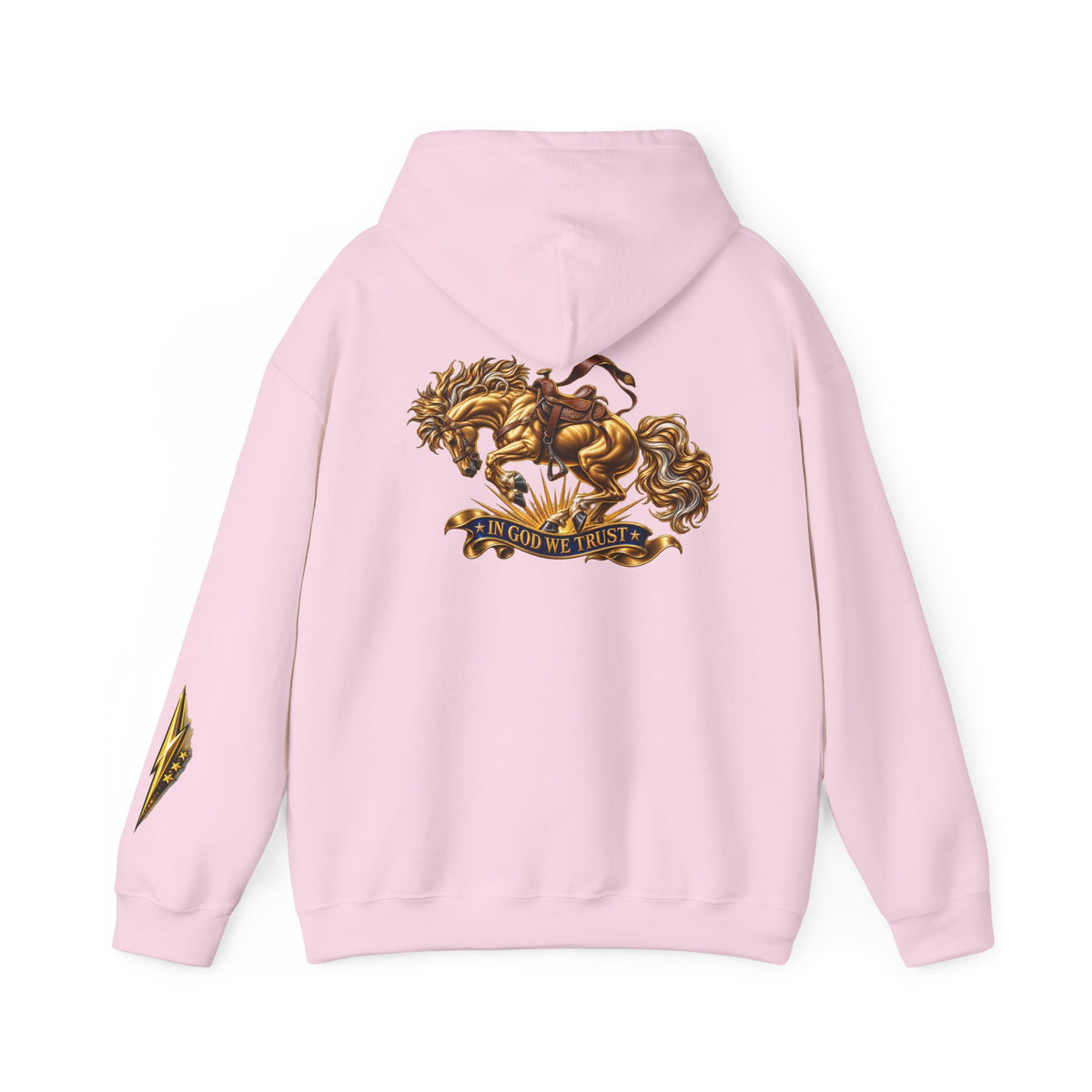 Golden Horse Hoodie — Regal Graphic Sweatshirt
