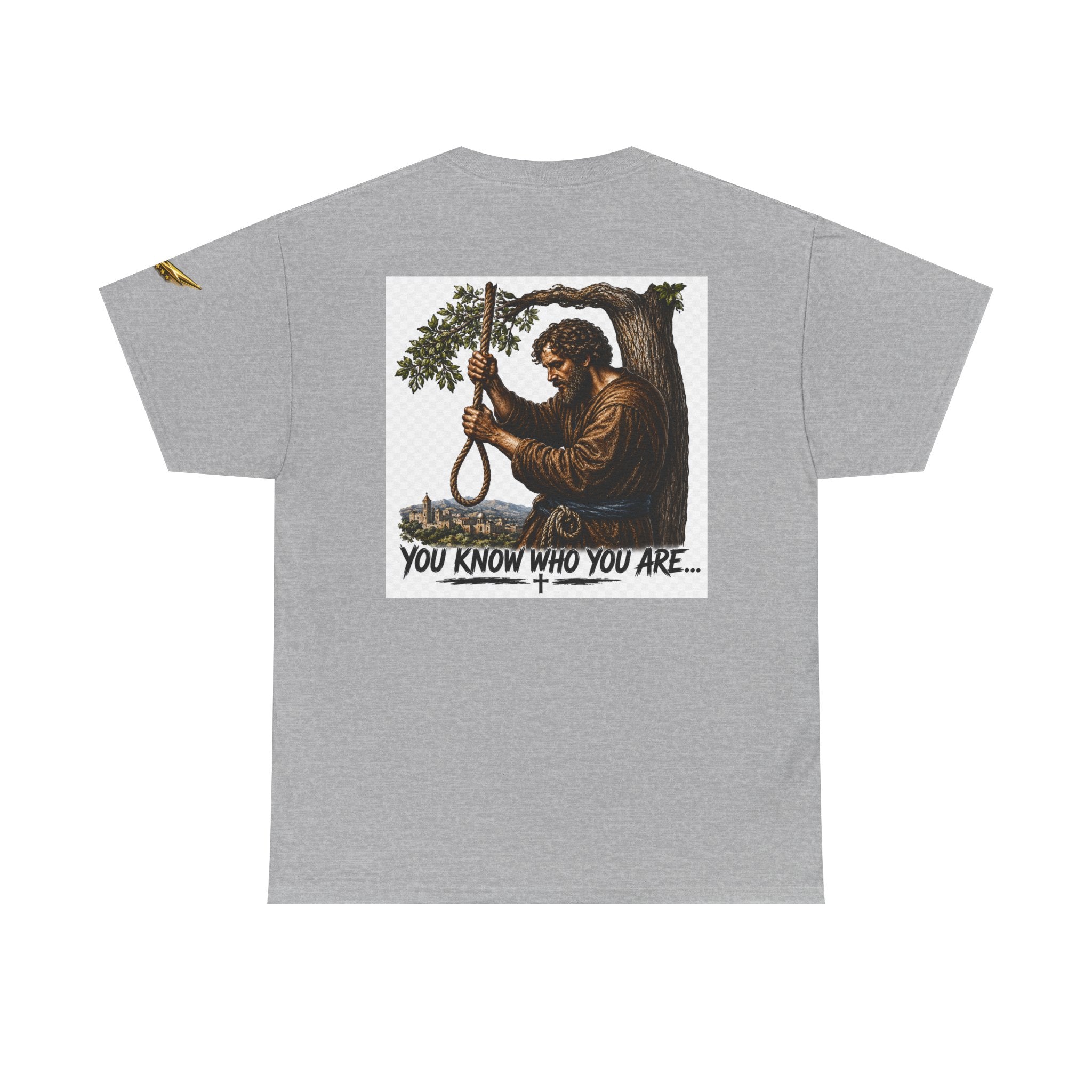 T‑Shirt — 'You Know Who You Are' Vintage Hangman Judas Graphic Tee