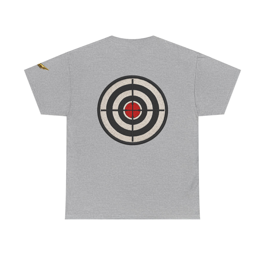 Target Practice Graphic Tee — Retro Bullseye Target T-Shirt