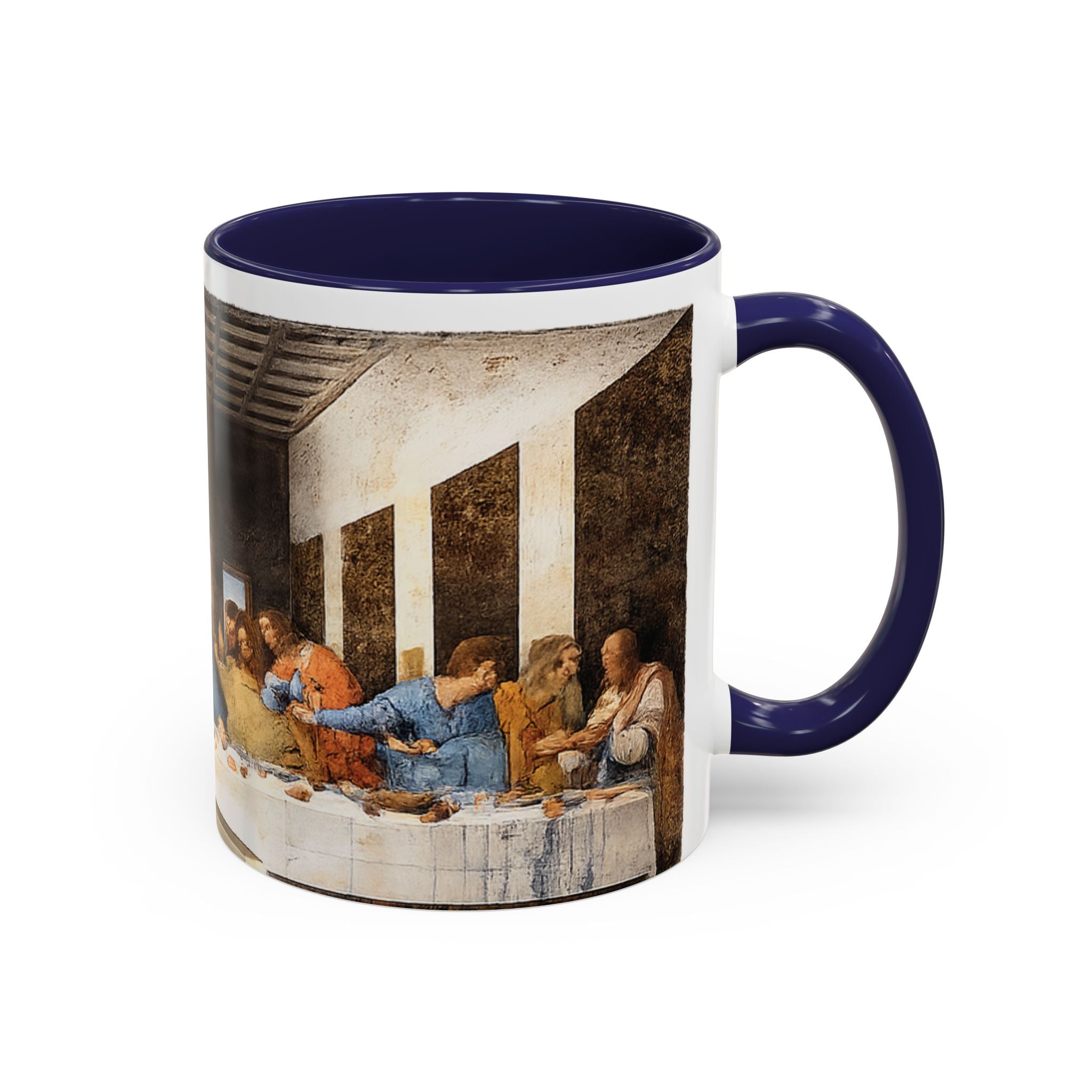 Last Supper Accent Coffee Mug — Religious Art Ceramic Coffee Cup (11/15oz)