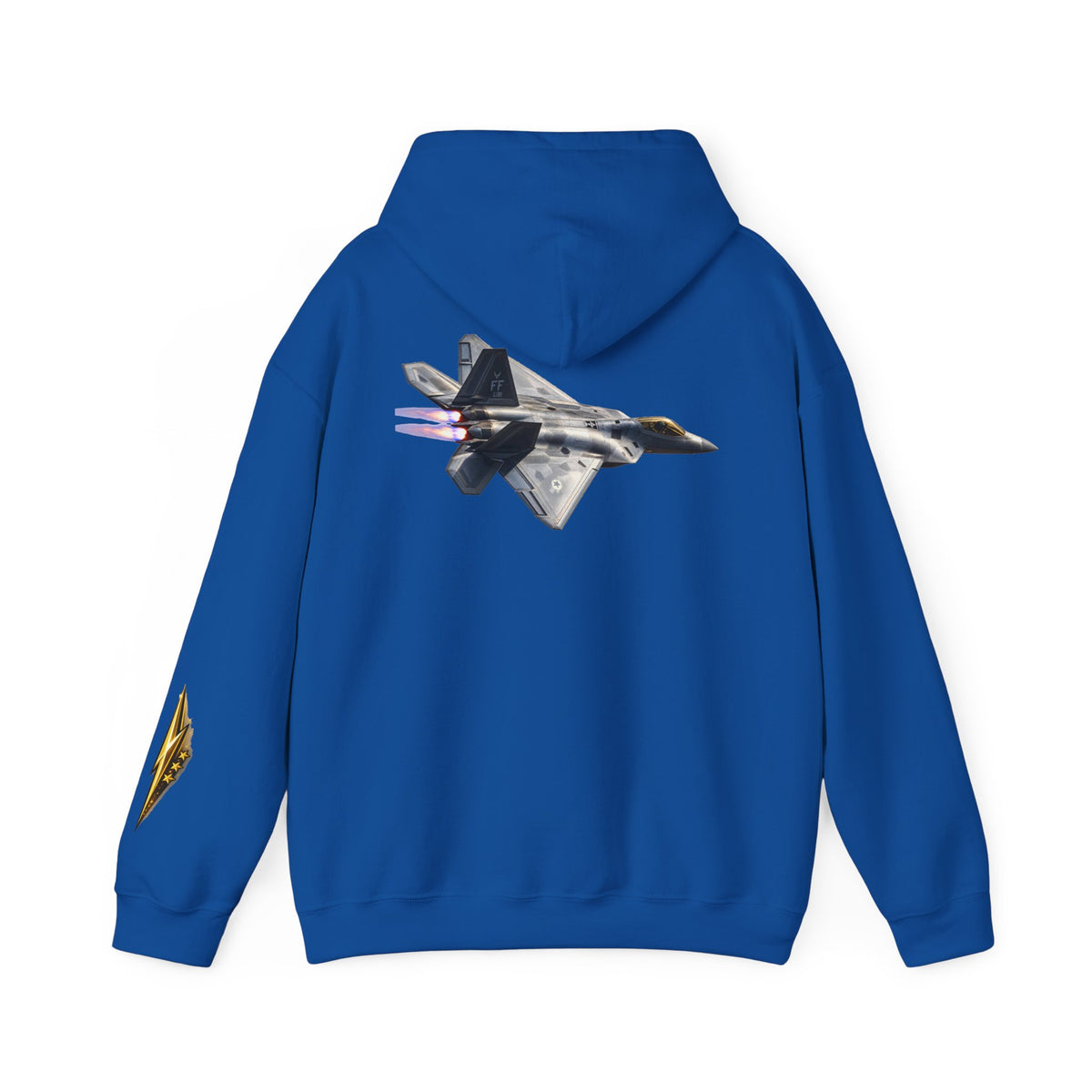 F-22 Raptor Jet Hoodie — Military Aircraft Pilot Flight Sweatshirt