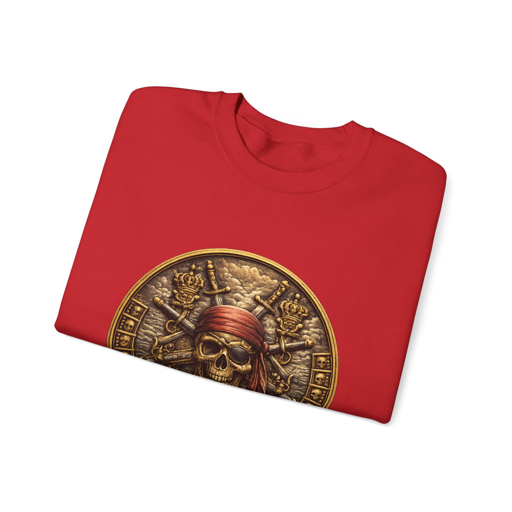 Pirate Skull Coin Crewneck Sweatshirt