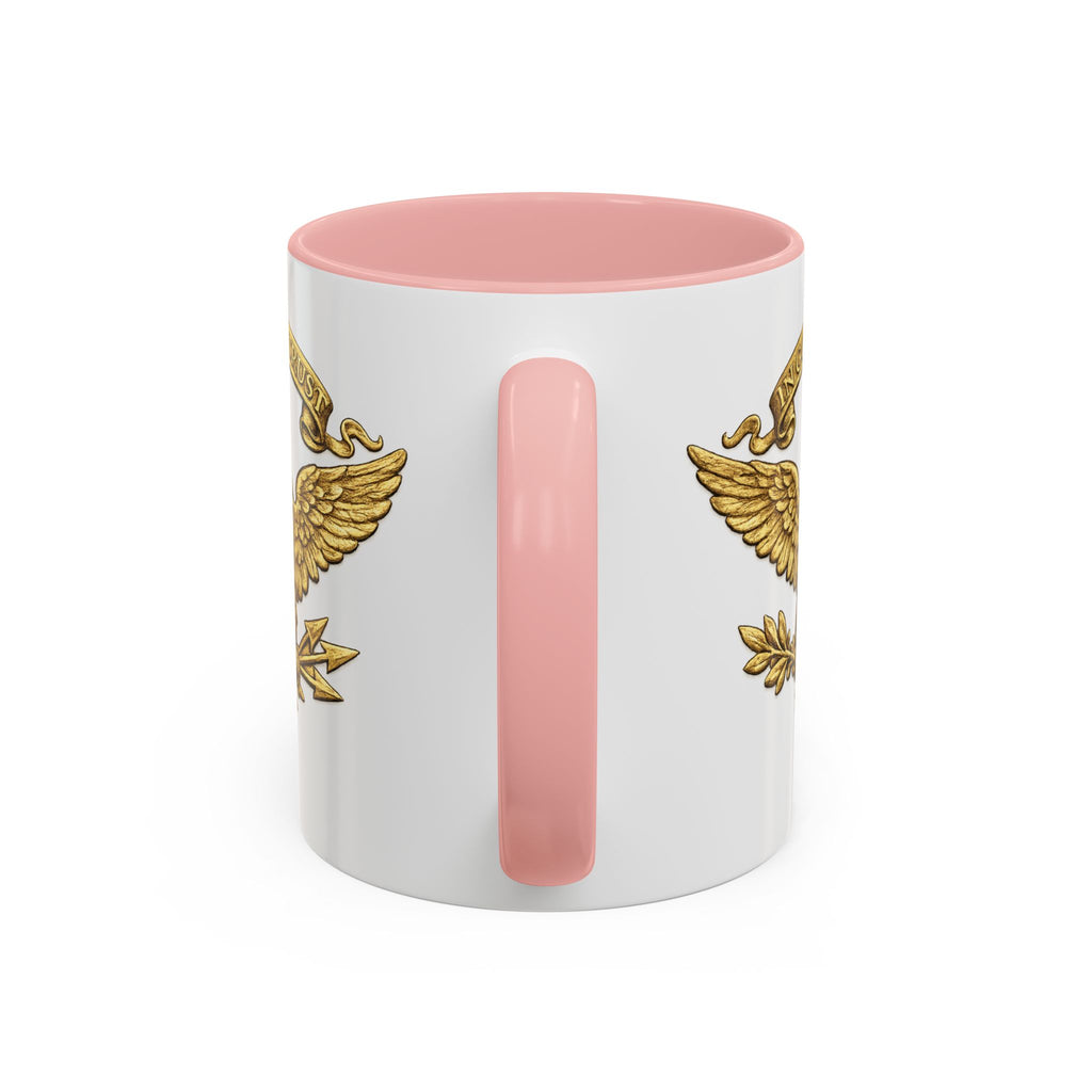 Gold Eagle 'In God We Trust' Accent Coffee Mug — Patriotic 11/15oz