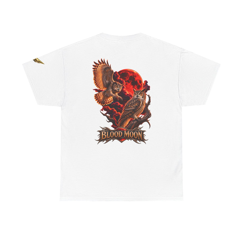 T-Shirt — 'Blood Moon' Owl Graphic Tee