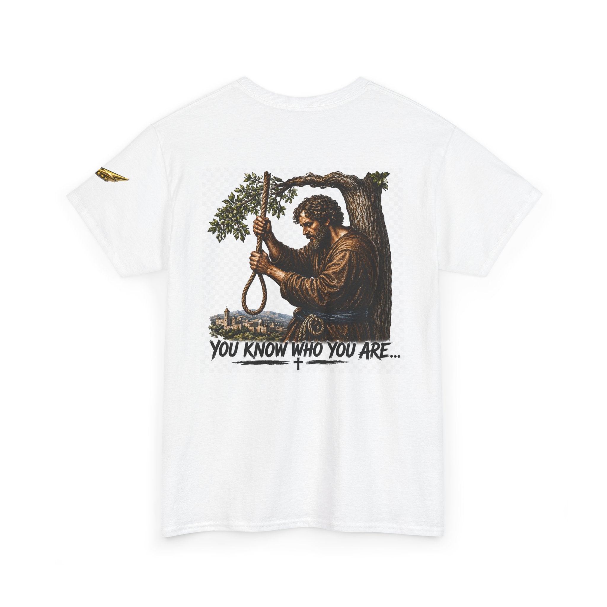 T‑Shirt — 'You Know Who You Are' Vintage Hangman Judas Graphic Tee