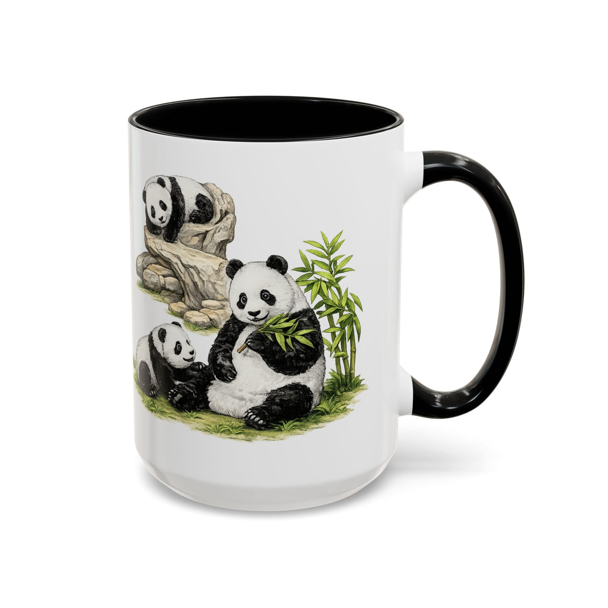 Sculpted Profile Accent Coffee Mug — Classical Bust Design (11/15 oz)