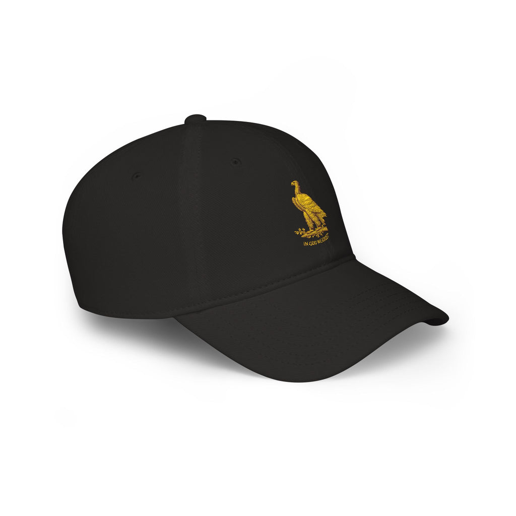 Low Profile Cap with Gold Eagle Embroidery — Patriot Vintage Baseball Hat