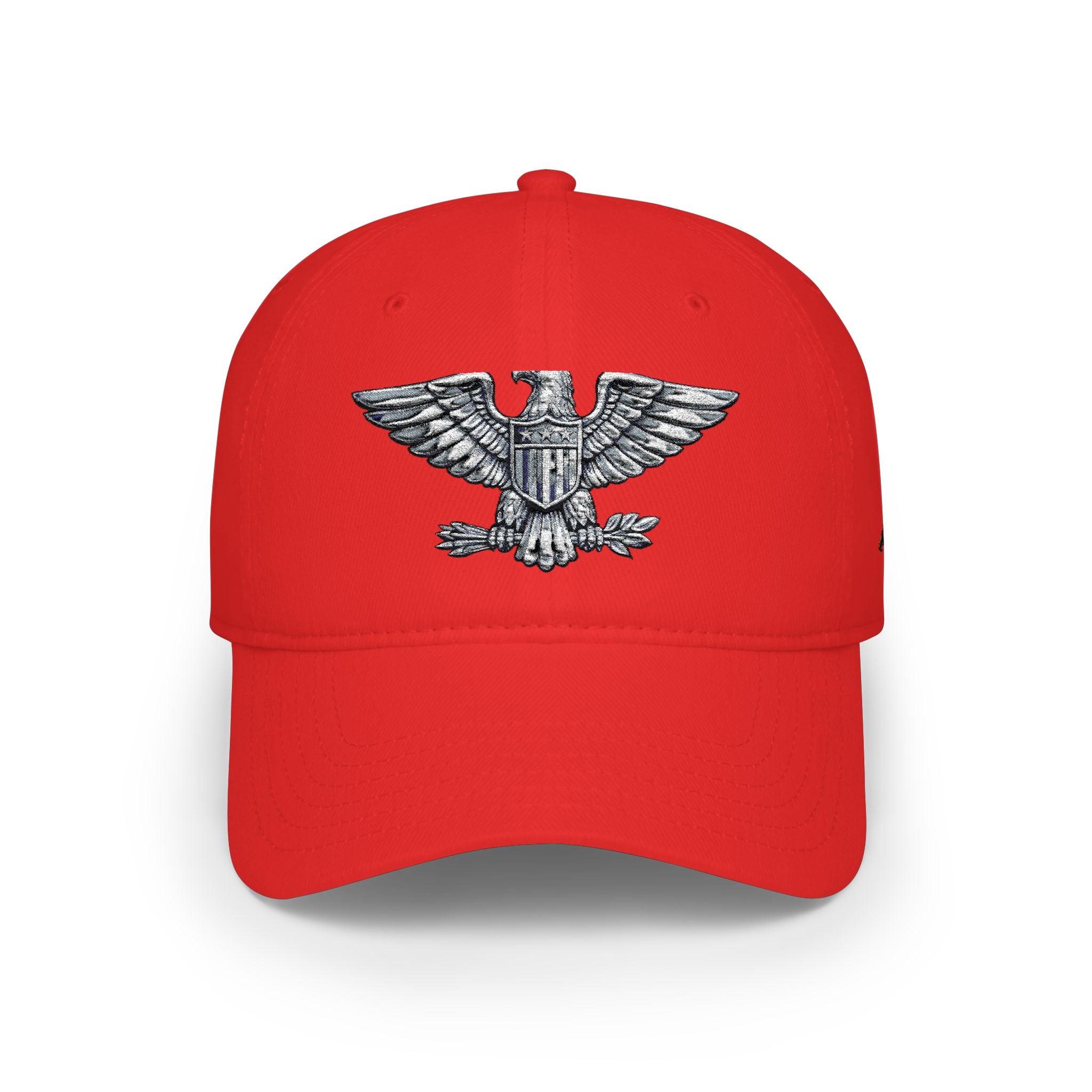 Low Profile Baseball Cap — Large Embroidered Colonel Eagle (Vintage, Multiple Colors)