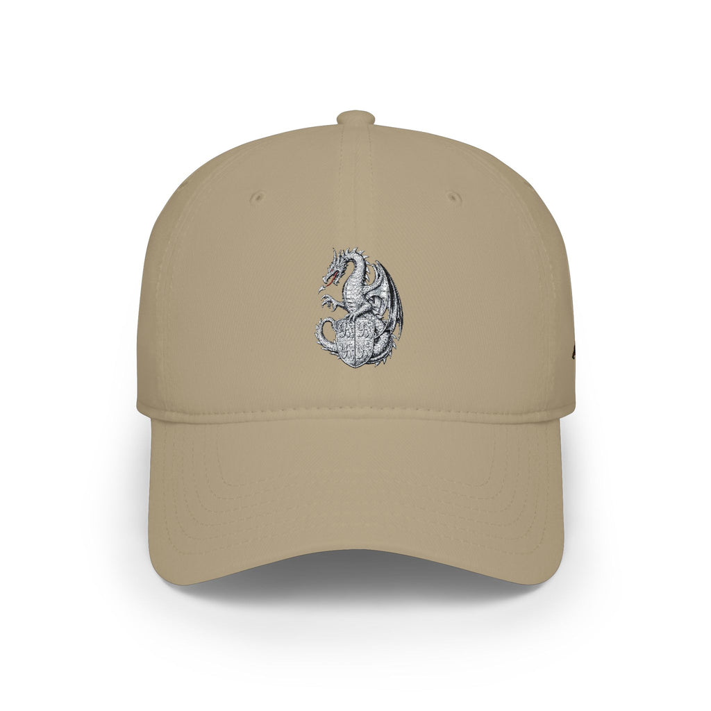 Dragon Embroidered Cap — Low Profile Baseball Hat