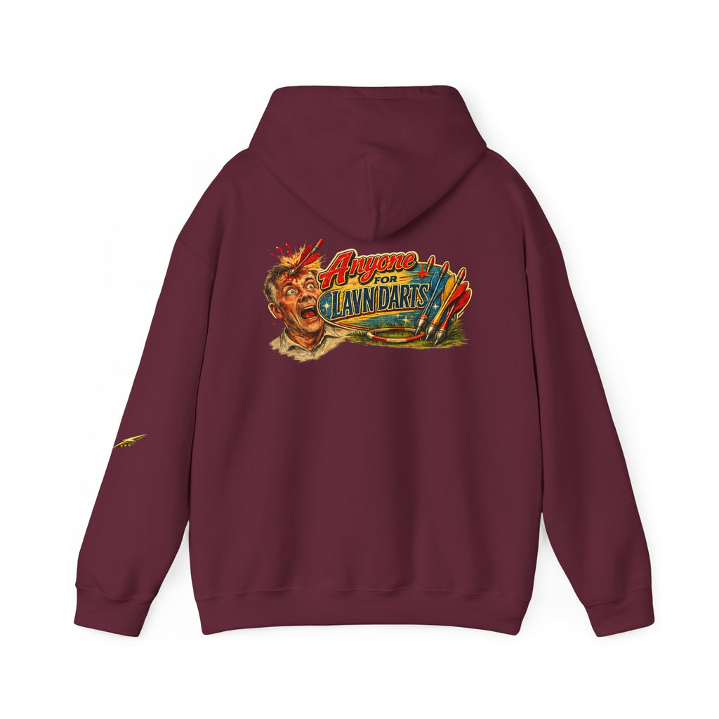 Hoodie - Awesome Lawn Darts Vintage Graphic Hoodie
