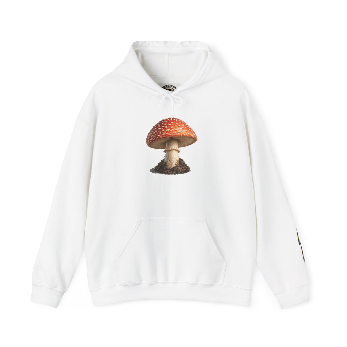 Mushroom Hoodie — Vintage Fly Agaric Fungi Graphic Pullover