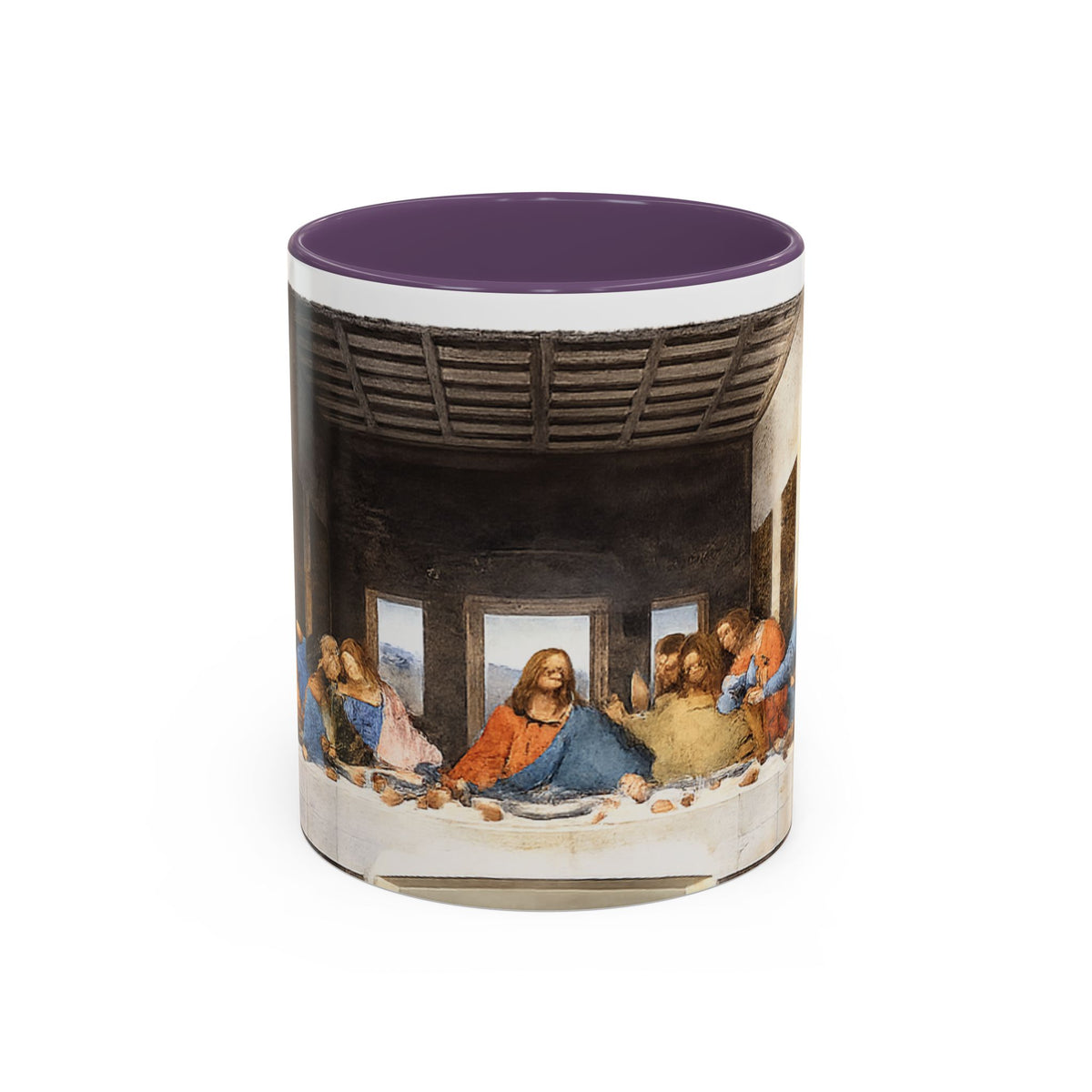 Last Supper Accent Coffee Mug — Religious Art Ceramic Coffee Cup (11/15oz)