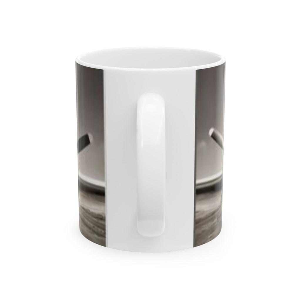 Vintage Airplane Ceramic Mug — Retro Aircraft Photo Coffee Cup (11oz/15oz)