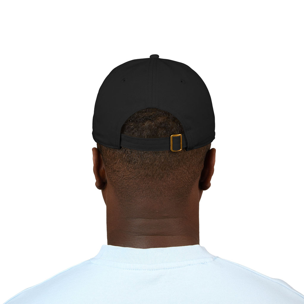 Embroidered Gold Glitter Four-Leaf Clover Major Insignia Baseball Cap