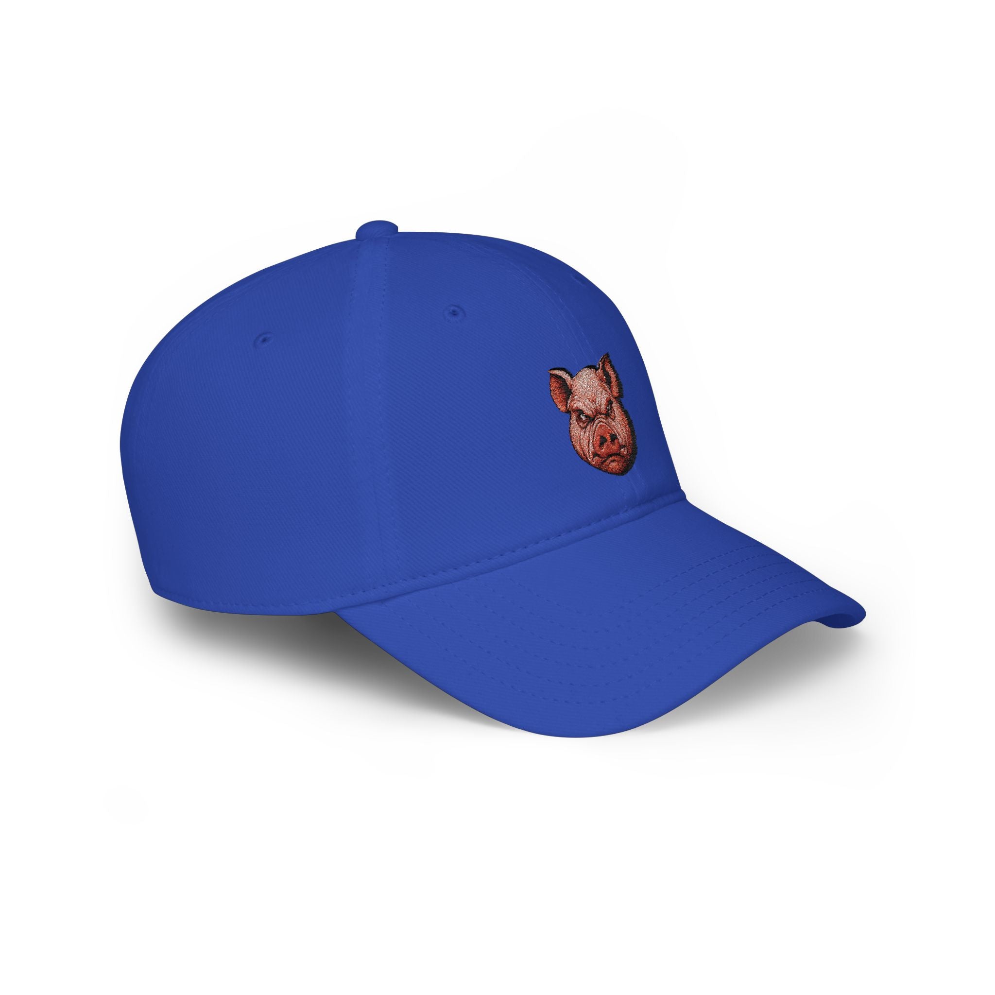 Pig Head Baseball Cap — Embroidered Farmyard Hat for Animal Lovers