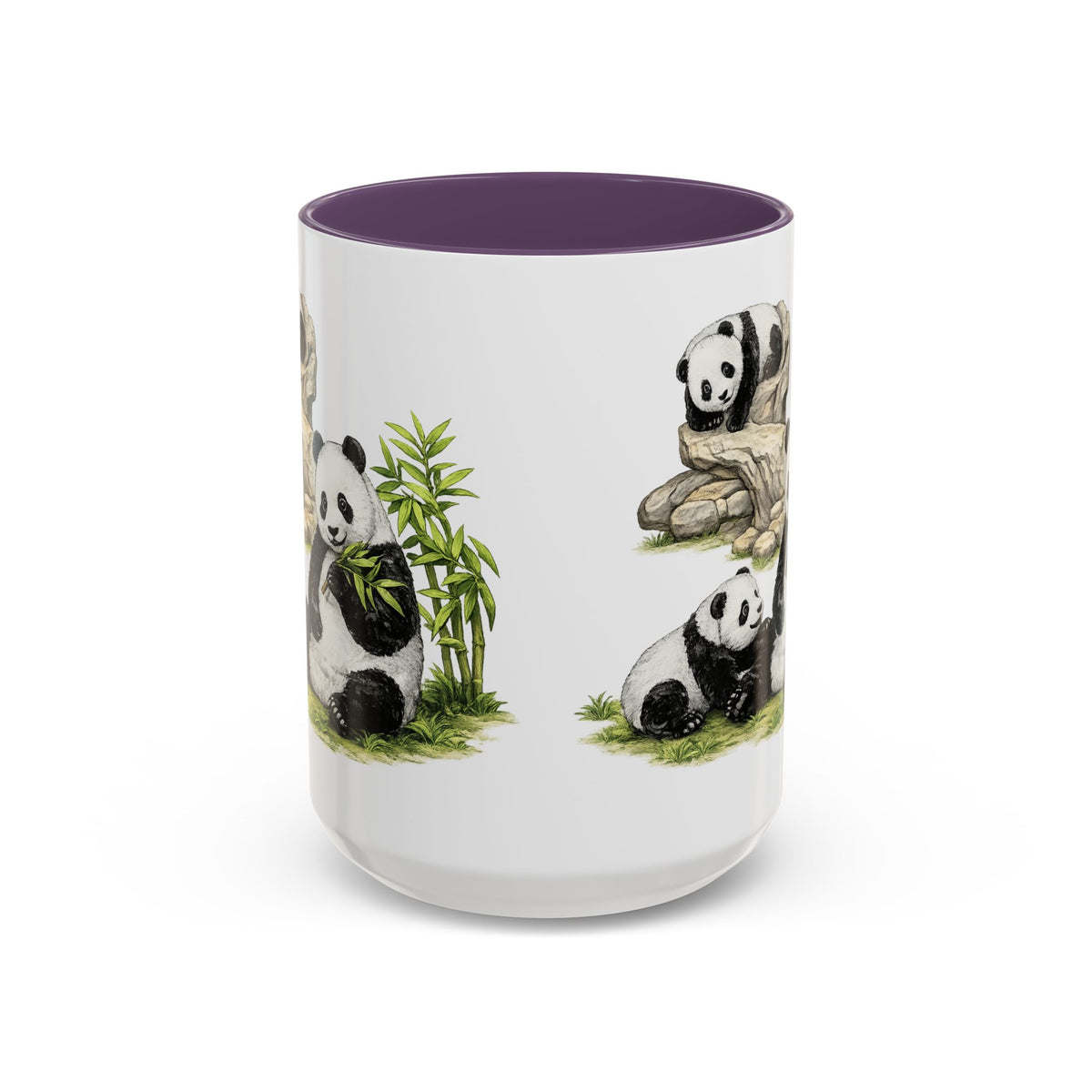 Sculpted Profile Accent Coffee Mug — Classical Bust Design (11/15 oz)