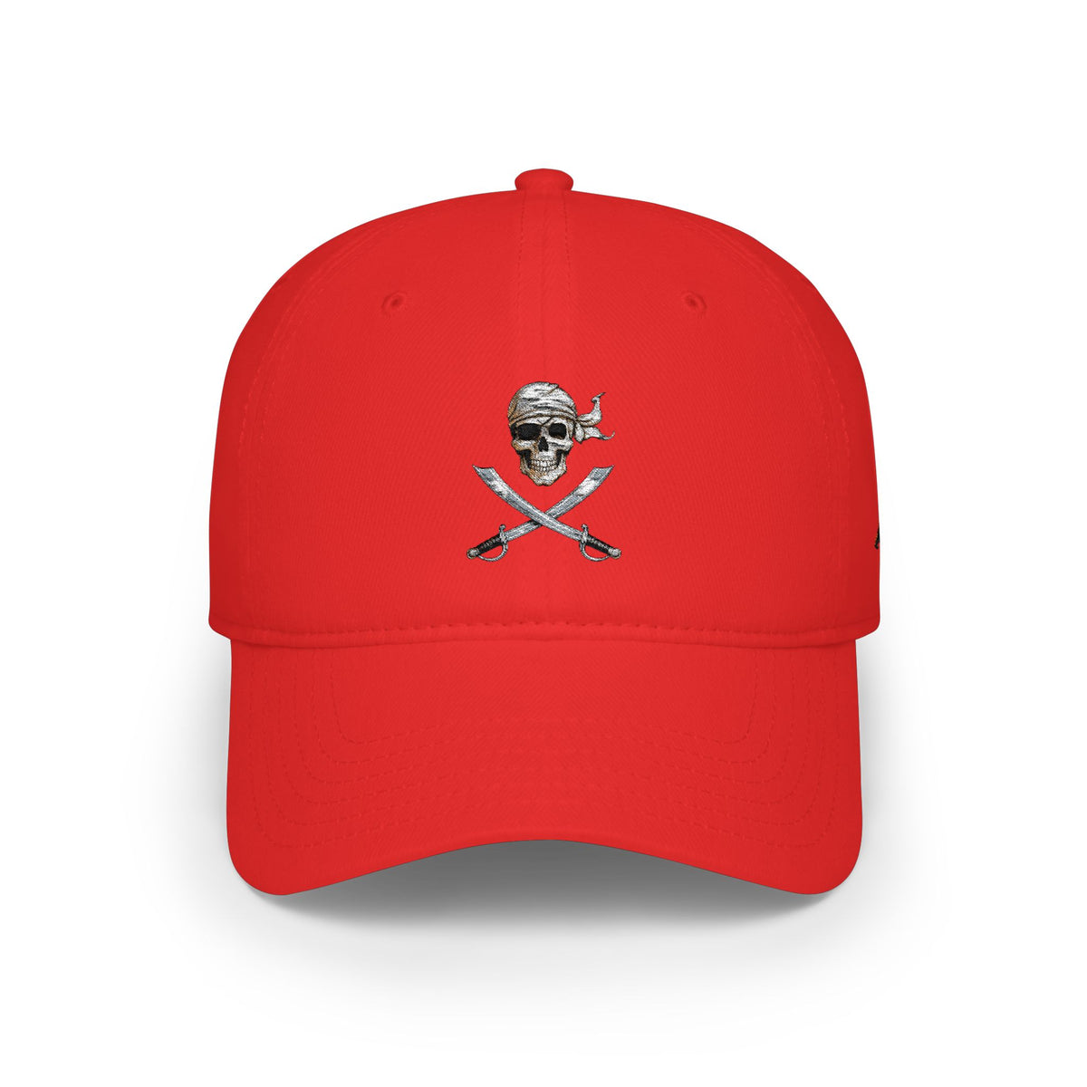 Skull & Crossbones Low Profile Baseball Cap – Pirate Hat