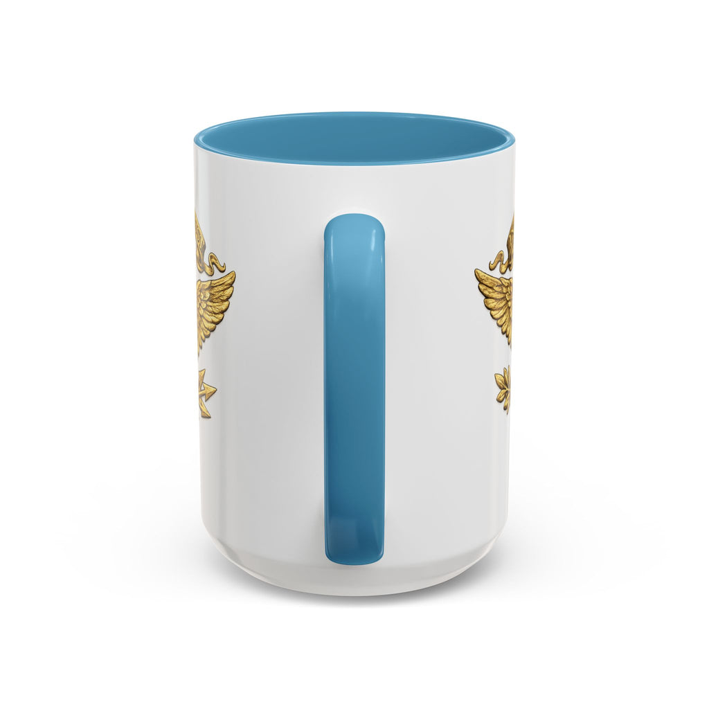 Gold Eagle 'In God We Trust' Accent Coffee Mug — Patriotic 11/15oz