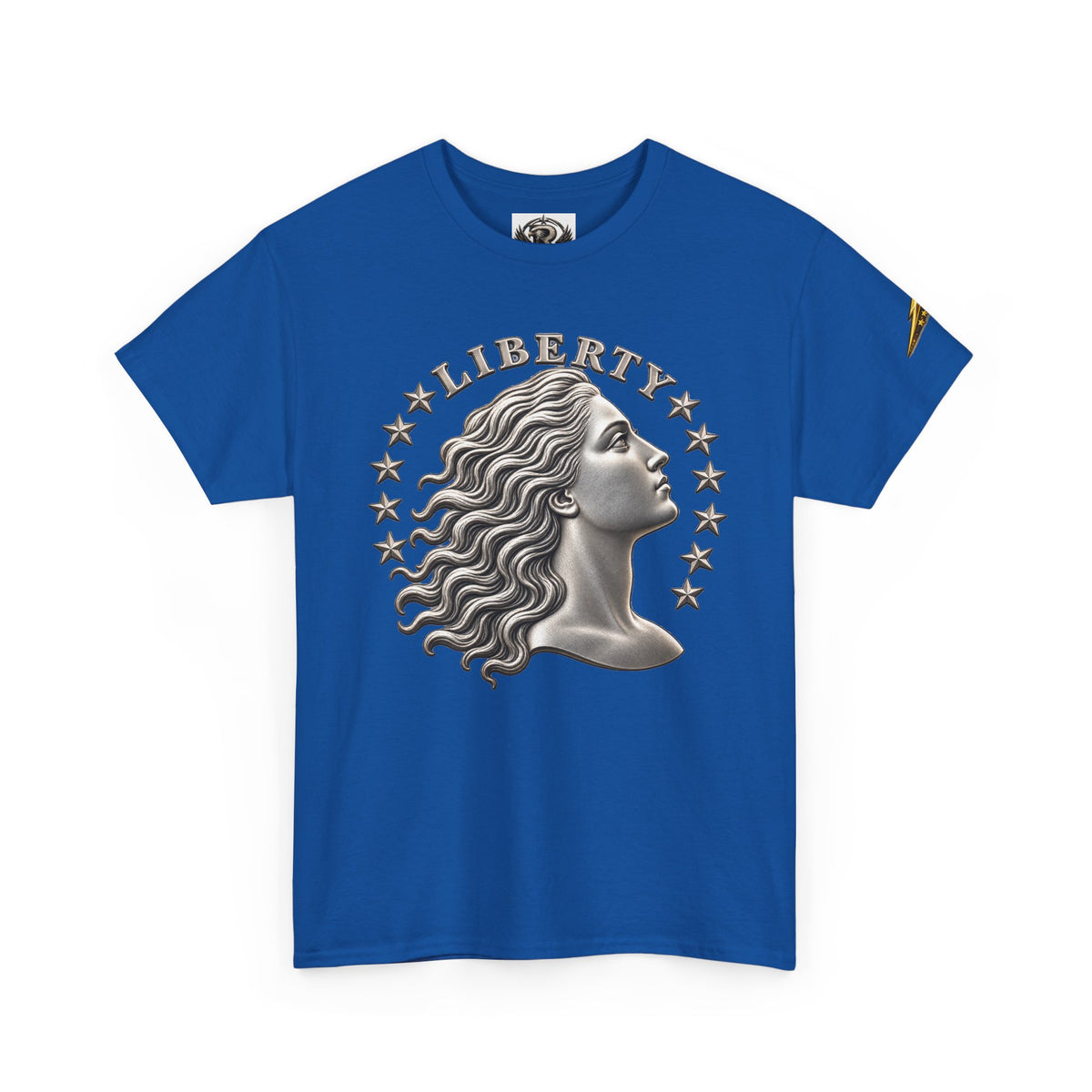 Liberty Eagle T-Shirt — Vintage Liberty Head & Soaring Eagle Graphic Tee